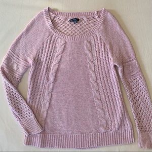 AE pink knit sweater